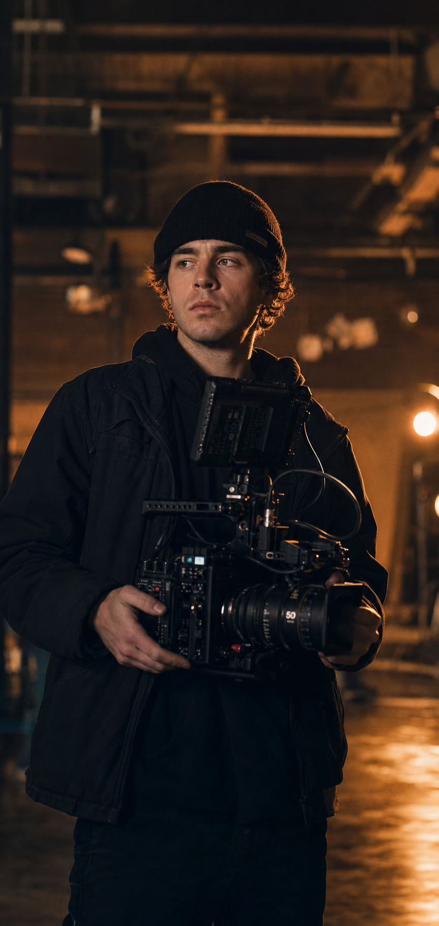 Videographer at work