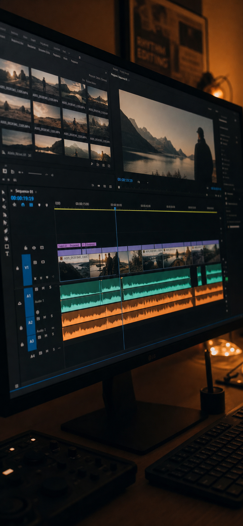 Editing workspace